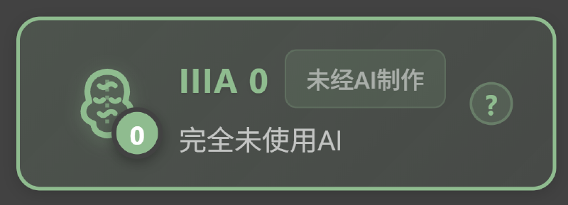 Featured image of post AI参与指数(IIIA)标准展示